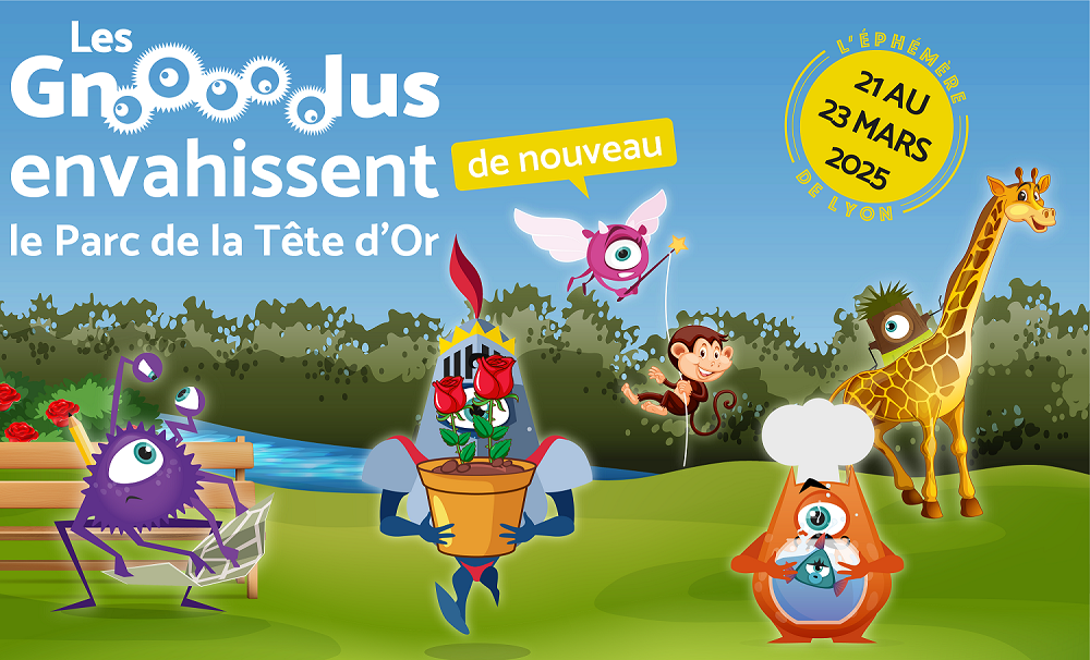 Parcours éphémère au Parc de la Tête d'Or 