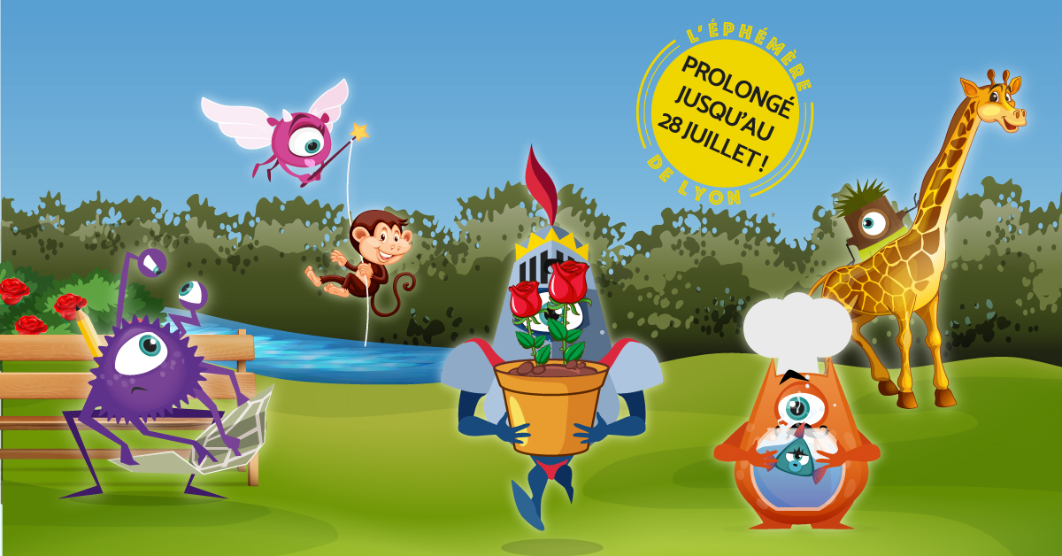 Prolongation du parcours éphémère au Parc de la Tête d'Or jusqu'au 28 juillet !
